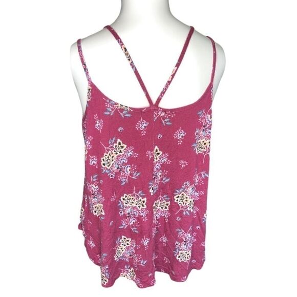 Hippie Rose size small double strap floral top - Picture 6 of 6